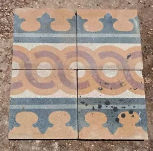 CEMENTINE ANTICHE A MOSAICO - 40X40CM ORIGINALI - Piastrelle Mattonelle Riggiole - Foto 1 di 1