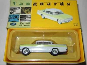 CORGI VANGUARDS VAUXHALL CRESTA - LIME YELLOW & SWAN WHITE - MINT / PERFECT MIB - Picture 1 of 7