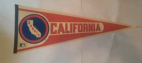 Vintage California Angels MLB Baseball Pennant D Cover