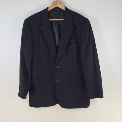 Club Room mens blazer sports coat suit jacket 42 100% cashmere black 119177 - Image 1 of 4