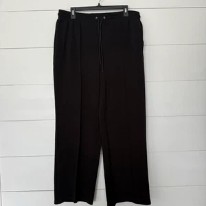 Pantalones de pierna ancha negros XL de Elie Tahari para mujer - Imagen 1 de 6
