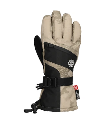 686 Heat Insulated Gloves - Youth - Medium / Limestone Hemisphere Print - Image 1 of 4