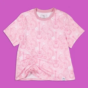 Official Loungefly Disney Hannah Montana Shirred Hem T-Shirt : M,L,XL,XXL,3XL - Picture 1 of 3