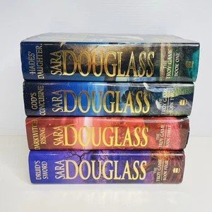 The Troy Game Books #1-4 paquete de libros de Sara Douglass tapa dura - Imagen 1 de 24
