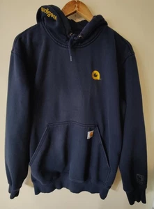 Carhartt Rain Defender Heavyweight Pullover Hoodie Men's Medium Oversized Logo - Picture 1 of 9