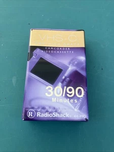 Radio Shack VHS-C Pro High Grade Camcorder VideoCassette 30/90 Min. NEW & SEALED - Picture 1 of 7
