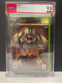 Doom 3 (Microsoft Xbox, 2005) PSA GRADED 9.6 SEALED PSA