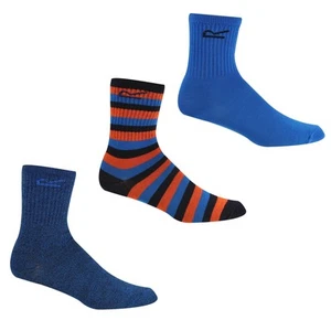 Regatta Childrens/Kids Outdoor Boot Socks Set (Pack of 3) (RG6049) - Picture 1 of 4