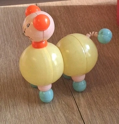 Hochet - Jouet Ancien - vintage 1940 Chat - Photo 1/4