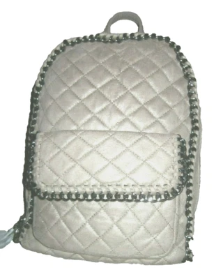 Urban Expressions Backpack Quilted Natural Faux Leather Vegan Approved NWT - Image 1 of 4