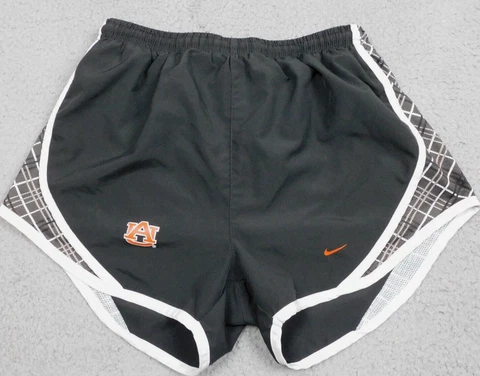 Auburn Tigers Women Shorts Small Gray Lined Team Nike Lined Fit Dry Track Shorts Cover