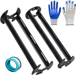 2PCS Basin Wrench Multifunctional Sink Wrench 11 Sizes Faucet Tool Plumbers Wren - Picture 1 of 12
