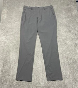 Neu mit Etikett Saks Fifth Avenue Herren Tech Hose grau Chino 34 x 32 Performance Stretch Golf - Bild 1 von 11