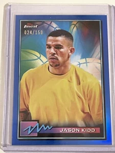 2021 Topps Finest Blue Refractor #'d 24/150 Jason Kidd #32 HOF - Picture 1 of 1
