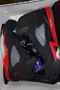 Size 12.5 - Jordan 5 Retro Top 3 Black 2020 - Picture 1 of 6