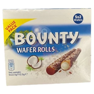Bounty Wafer Rolls 5er Pack Dubai Import (22,5g) ✅ VERTRAUENSWÜRDIGER VERKÄUFER ✅ - Bild 1 von 1