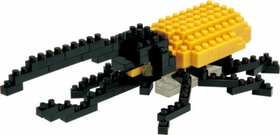 Kit de construção de bloco Nanoblock® Hercules Beetle 58167 novo na caixa - Imagem 1 de 2