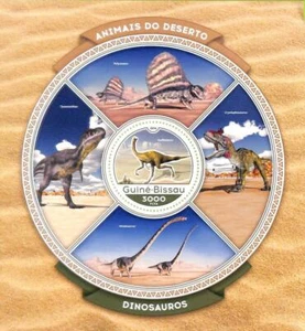 A7843a - Guinea-Bissau - Hoja de estampillas - DINOSAURIOS prehistóricos 2016 - Imagen 1 de 1