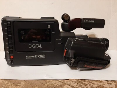 Canon Canovision E708 Video Camera Recorder 8mm Untested Parts Only Nice Cond. - Image 1 of 4