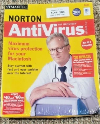 Sealed Norton Antivirus for Mac 2000 (FC12-1-G818) - Image 1 of 4