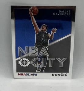 Luka Doncic 2019-20 NBA Hoops Premium Stock NBA City #30 Dallas - Picture 1 of 3