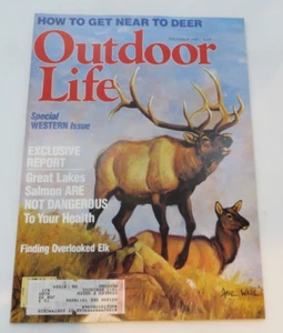 OUTDOOR LIFE Magazine December 1989 Special Western Issue Elk Deer Salmon - Picture 1 of 7