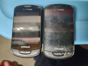2 Samsung Verizon SCH U380 Brightside Black cell phone