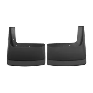 Husky Liners 57071 Black Dually Rear Mud Flaps Guards for 03-09 Dodge Ram 3500 - Picture 1 of 5