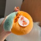 Fruit Orange Keychain Plush Plushies Fruit Ornaments Plush Keychain  Women