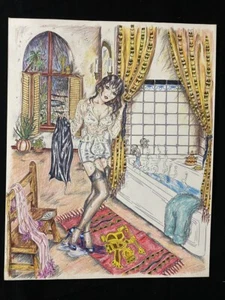 Senorita Original Rio Pin Up by Paula Wolak -bathtub - Picture 1 of 1