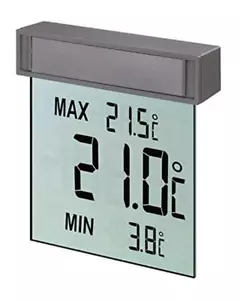 TFA Dostmann Thermomètre de fenêtre numérique Vision avec grand écran pour li... - Bild 1 von 4