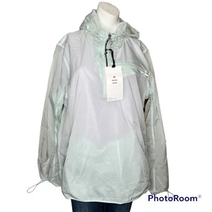 Lululemon Step Out Anorak Ocean Air Jacket Hoodie Sz XL NWT - Picture 1 of 12