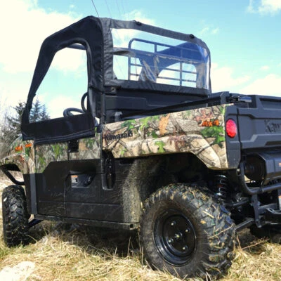 Kawasaki Mule PRO MX 700 Unframed Zipper Upper Doors & Rear Window 2019-2023 Foto 1 de 4
