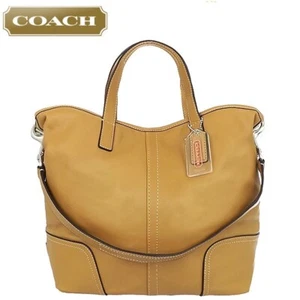 Authentic COACH 27728 Hadley Leather Duffle - Picture 1 of 8