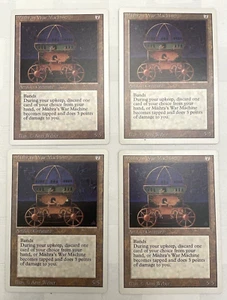 4x Mishra's War Machine - Revised - MTG - Magic the Gathering - LP - Picture 1 of 2