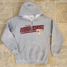 Toledo Mud Hens Sweatshirt Jacket Adult Size Medium Gray