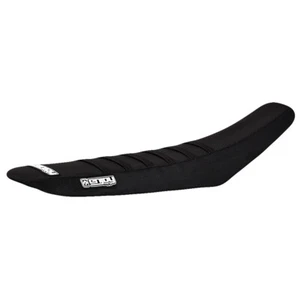 2021-2024 Honda CRF 450 Seat Cover By Enjoy MFG ALL BLACK w/ BLACK RIBS #233 - Picture 1 of 7