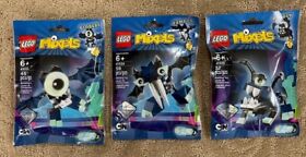 Lego Mixels Series 4 lot. Globert 41533 Vampos 41534 and Boogly 41535 NIB