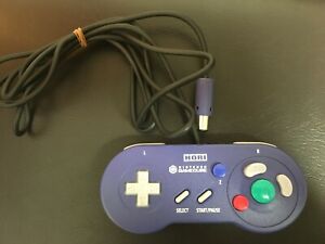 Hori Gamecube Digital Controller Pad Violet Nintendo Game Blue used Excellent JP