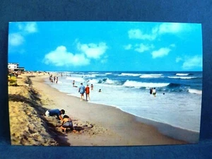 Cartolina DE Saluti dalla scena della spiaggia della costa del Delaware - Foto 1 di 2