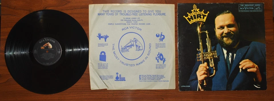 Vintage Al He's The King Hirt and His Band Vinyl Record Album LP RCA Victor LPM Foto 1 de 4