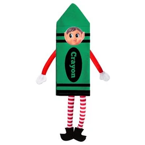 Weihnachtselfe Verkleidung Outfit Elf Zubehör - Farbstift Grün - Bild 1 von 2