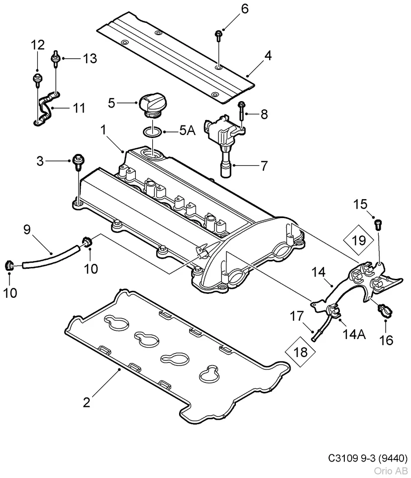 Zylinderkopfhaube 55555825 - Image 1 of 1