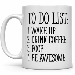 FUNNY COFFEE MUG 10 DIFFERENT VARIATIONS WHITE CERAMIC 11OZ CUP GIFT IDEA - Picture 1 of 20