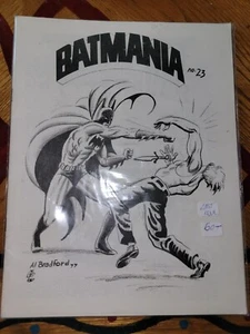 1977 Batman FANZINE ~ BATMANIA # 23 MAGAZIN ~ FAN ART ~ MEHR - Bild 1 von 3