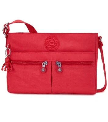 Nuevo bolso bandolera Angie rojo Kipling para mujer nuevo con etiquetas Foto 1 de 4