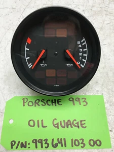 95-98 Porsche 993 911 VDO OIL PRESSURE TEMPERATURE IDIOT LIGHT GAUGE 99364110300 - Picture 1 of 7