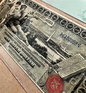 Fr. 224 1896 $1 Silver Certificate "EDUCATIONAL" PMG 25 - VF - Picture 1 of 3