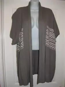 Cárdigan Suéter Sonoma Life & Style Gris Sonoma Mujer Talla Usado en Excelente Condición 2XL - Imagen 1 de 4