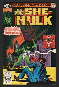 THE SAVAGE SHE-HULK #4, 1980, MARVEL COMICS, FN/VF CONDITION, MY FATHER..MY FOE! - Picture 1 of 1